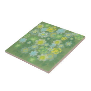 Pintura em Aquarela Floral Abstrata Salgada