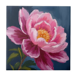 Pintura em Aquarela Floral de Flor Rosa