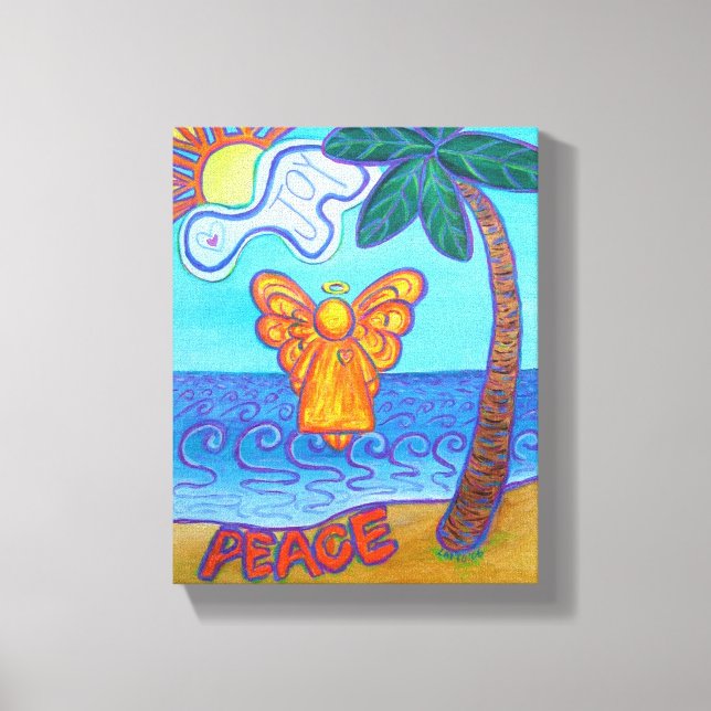 Pintura em Canvas de Beach Angel (Frente)