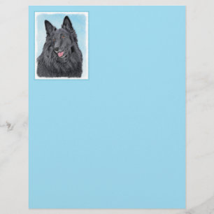 Pintura em Sheepdog Belga - Arte em Cachorro Origi