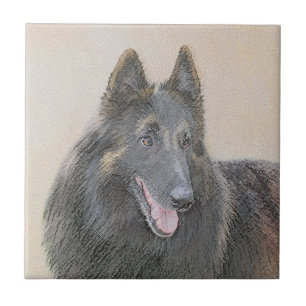 Pintura em Tervuren Belga - Arte Cachorra Original