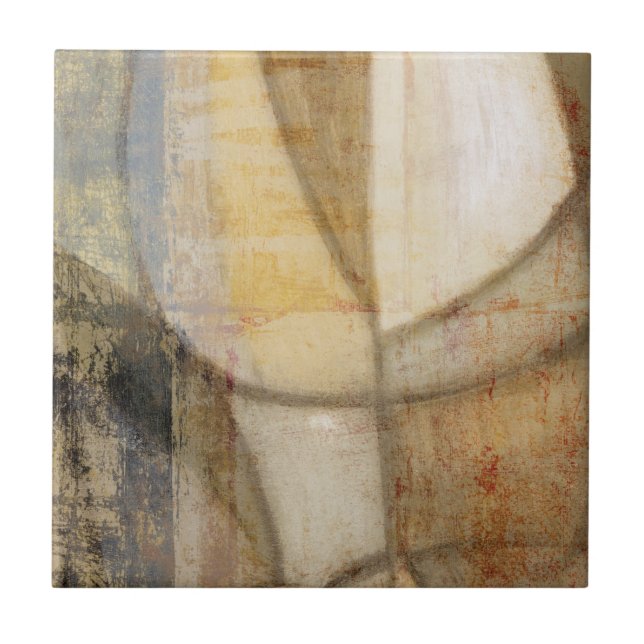 Pintura em tons de terra texturizados (Frente)