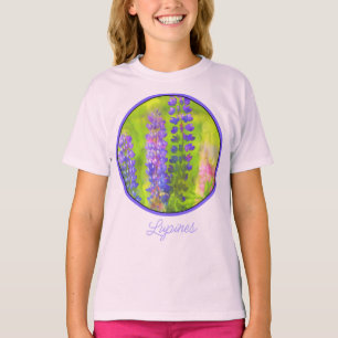Pintura em Tremoço - Camisa de Arte com Flor Origi