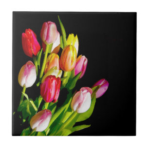 Pintura em Tulip - Arte Flor Original