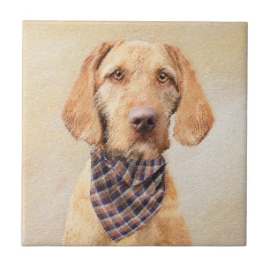 Pintura em Vizsla com Cabelo Frio - Arte Cachorra