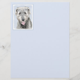 Pintura em Wolfhound Irlandês - Arte em Cachorro