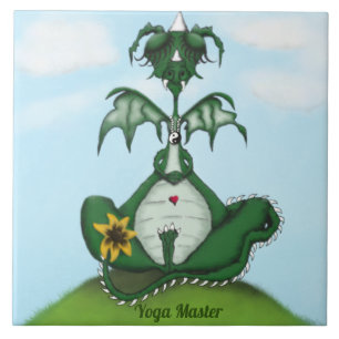 Pintura Engraçada de Yogi Dragon