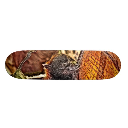 Pintura gigante Malayan do bastão do Fox de vôo Shape De Skate 19,7cm