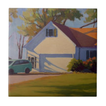 Pintura Hopperesca de Casa no Missouri