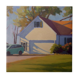Pintura Hopperesca de Casa no Missouri