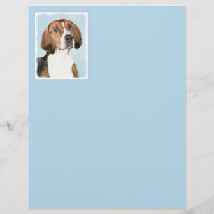 Pintura Inglesa em Foxhound - Arte Cachorra Origin