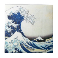"Pintura japonesa da grande onda" por Hokusai