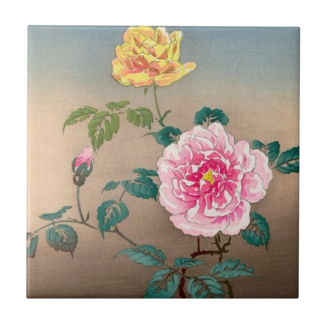 Pintura japonesa das flores de Tsuchiya Koitsu dos (Frente)