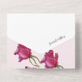 Pintura Mão-de-Cobra-d-Água, Rosas vermelhas Rosa