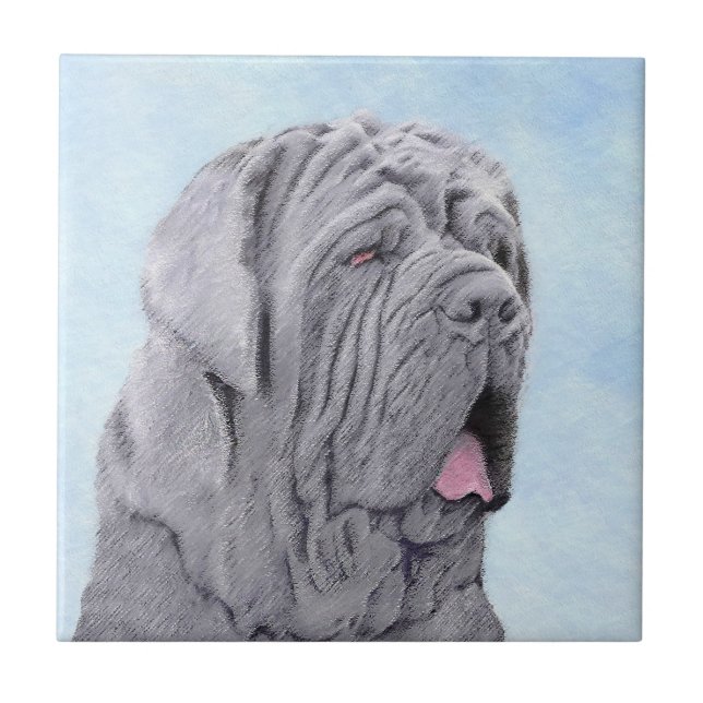 Pintura Mastiff Neopolita - Arte Canina Original (Frente)