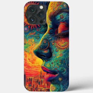 pintura multicoloração capas de iphone