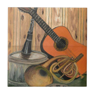 Pintura Música-temático da arte da guitarra