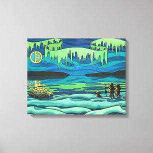 Pintura Nativa Impressão Inuit Impressões de Telas