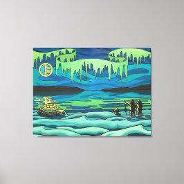 Pintura Nativa Impressão Inuit Impressões de Telas