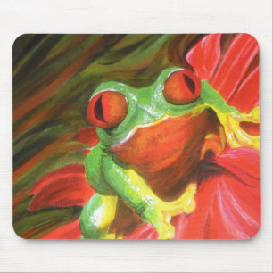 Pintura original de "sapo árvore" Mousepad