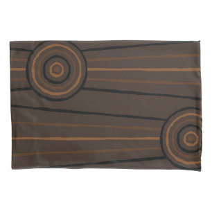 Pintura original em linha e círculo