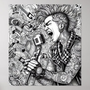 PINTURA PARA VOCÊ! Poster de Livro de Colorir para
