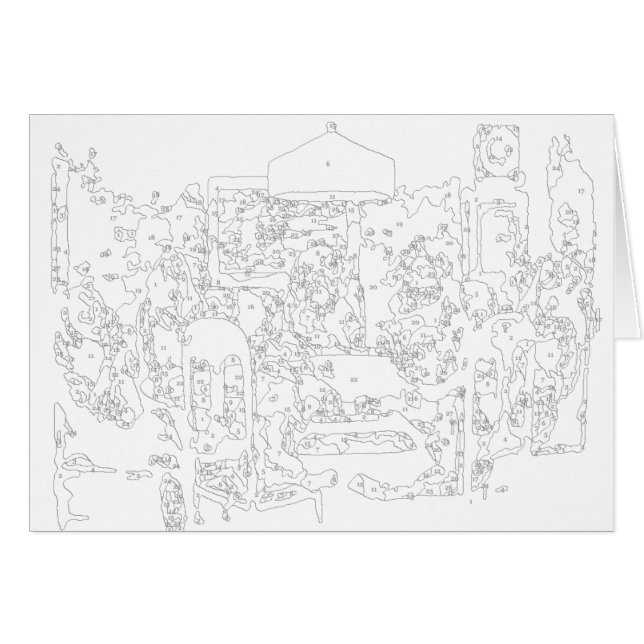 Pintura Por Números: Cães Jogando Cartão De Poker (Frente Horizontal)