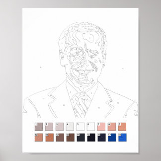 Pintura por Números: Poster Joe Biden