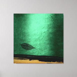 Pintura preta Dourado das impressões da queda do