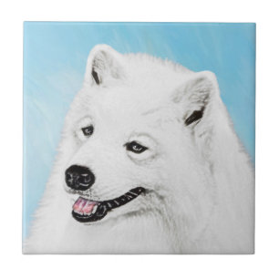 Pintura Samoyed - Arte Cachorosa Original