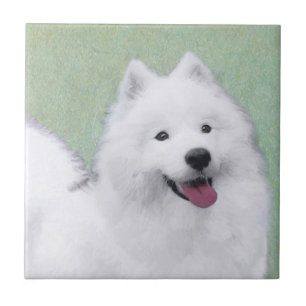Pintura Samoyed - Arte Cachorra Original