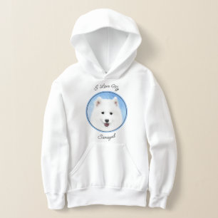 Pintura Samoyed Puppy - Arte Cachorra Original