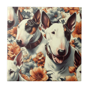Pintura sem costura da Bull Terrier