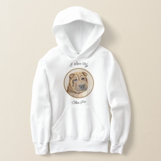 Pintura Shar Pei - Arte Cachorra Original (Postura )