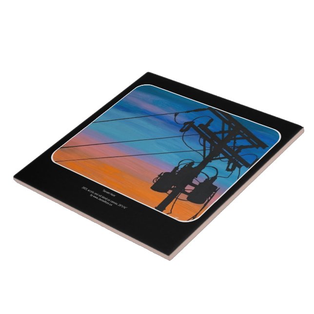 Pintura 'Sunset Hum' em uma  (Lateral)