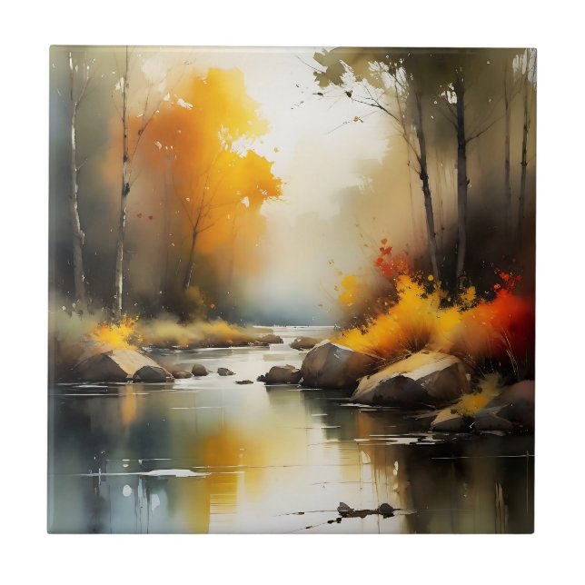 Pintura vírica do outono de Serene (Frente)