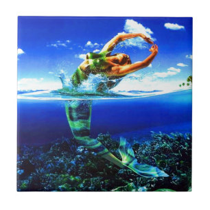 Pinturas bonitas da sereia