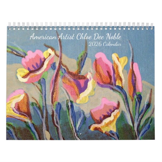 Pinturas de Chloe Dee Noble ~ Calendário 2026 (Capa)