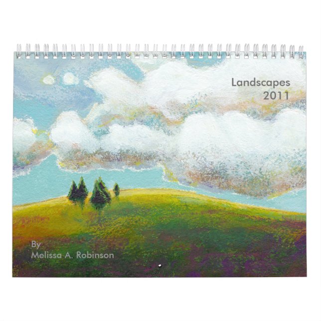 Pinturas do calendário da arte 2011 da paisagem (Capa)