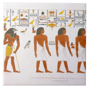 Pinturas murais dos túmulos dos reis em Thebes,