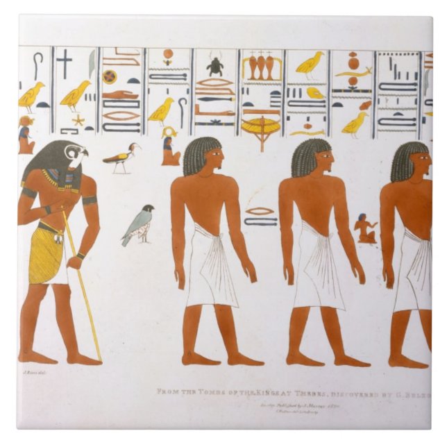 Pinturas murais dos túmulos dos reis em Thebes, (Frente)