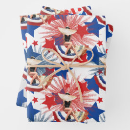 Pinup Chic Patriotic Stars Fireworks
