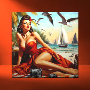 Pinup Clássico de Bela Vintage