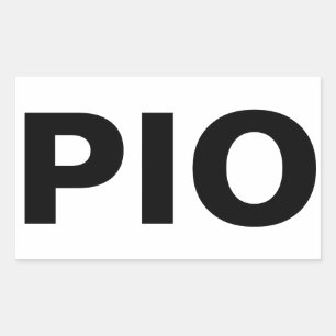 PIO: folha de etiquetas retangulares por ALXSw