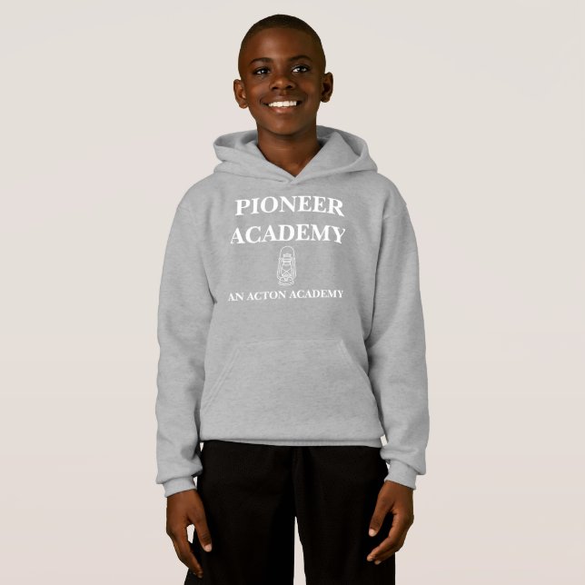 Pioneer Acton Academy Youth Hoodie (Frente Completa)