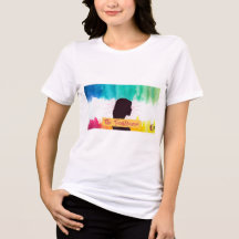 Pioneira Silhueta Aquarela Feminina