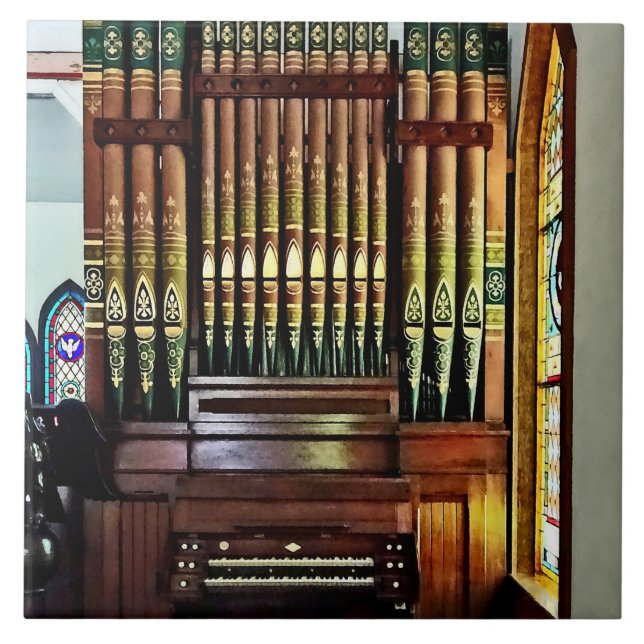 Pipe Organ Na Igreja (Frente)