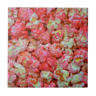 Pipoca cor-de-rosa