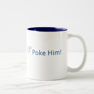 "Pique-o!"  Caneca do Dois-Tom com slogan.
