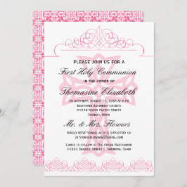 Pique primeiros convites da cruz do comunhão